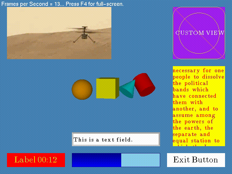 Object Oriented C OpenGL Test